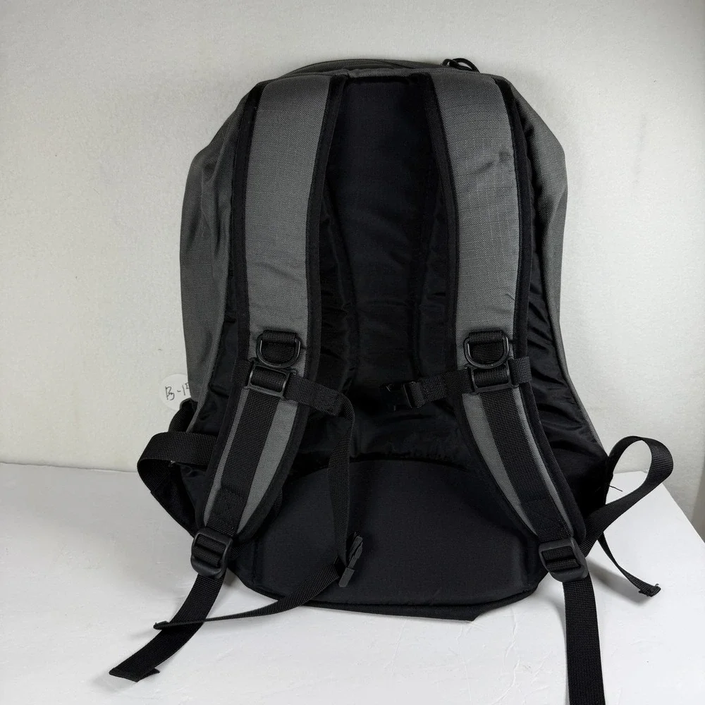 Vintage Eddie Bauer Expedition Ready Backpack Black Gray Storage Location: B-15